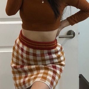 Plaid skirt
